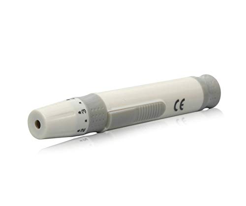 Smart Care® Lancing Device Pen, 5 Adjustable Depths,Less Pain Design, Blood Sampling Pen