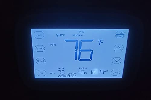 Lakepro-1 Programmable Thermostat For Home - Wi-Fi Enabled With Alexa Compatibility - Control Temperature And Remote Monitoring With Phone App (Requires A C Wire) #TOP4