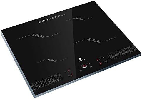 COOKTOP 4 BOCAS DE INDUÇÃO VITROCERÂMICO