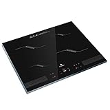 Cooktop 4 bocas de indução vitrocerâmico