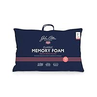 John Cotton Memory Foam Pillow, Medium