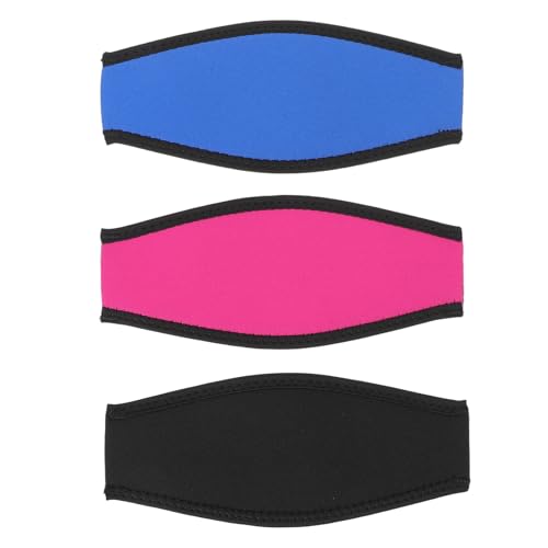 Correas para máscara de buceo que evitan tirones de pelo con fundas de neopreno ajustables