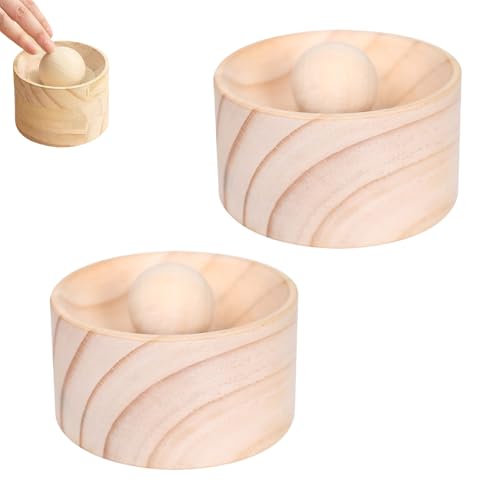 Stampo Per, Confezione da 2 Stampo Manuale In Legno Per, Stampos Per Gnocchis Sferici Pressati In Modo Uniforme Per Cucina Di Casa Appartamento Ristorante Festa Di Primavera