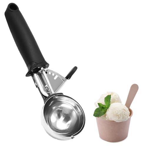 Stainless Steel Ice Cream Scoop Fruit Scoop – Ergonomic Handle, Ideal for Fruit