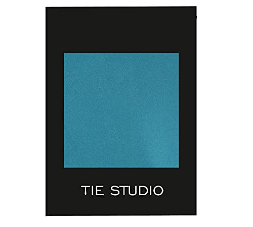 Image of TIE STUDIO Men's Solid Pocket Square | Size- 10cm x 10cm | Colour-Royal Blue | Pack of 1 |