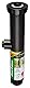 Rain Bird 1806APPRS Professioneller Pop-Up-Sprinkler, einstellbar, 0 ° – 360 ° Muster, Sprühabstand, 15,2 cm Pop-Up-Höhe, Schwarz