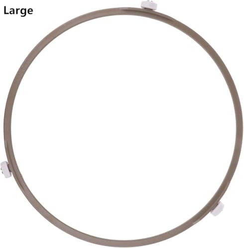 Brauner großer Mikrowellen-Drehteller-Ring, Mikrowellenofen, drehbarer Rollen-Stützring, Mikrowellen-Glasplatte, Tablett, Radring, Drehteller, Mikrowellenofenteile und Zubehör