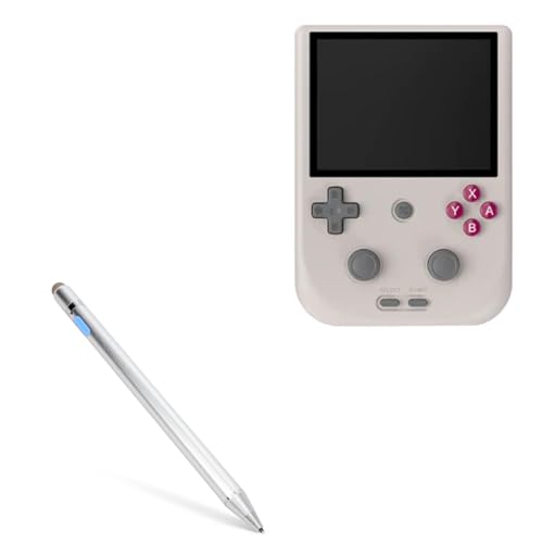 BoxWave Stylus Pen Compatible with Anbernic RG405V - AccuPoint Active Stylus, Electronic Stylus with Ultra Fine Tip - Metallic Silver