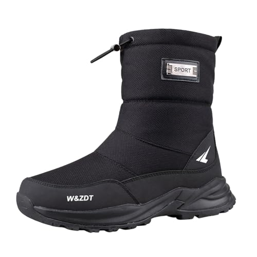 Bottes de neige chaudes pour hommes WWricotta, chaussures d'hiver à lacets