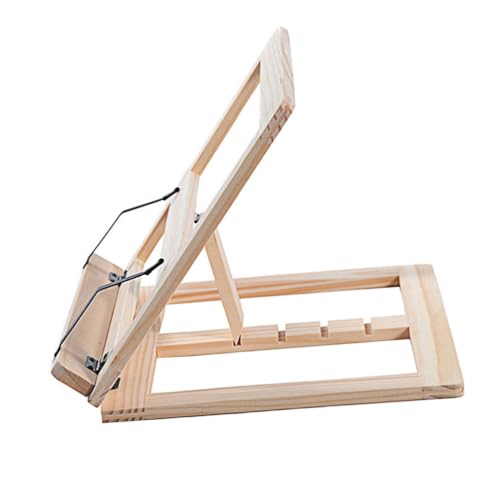 Pupitre de lecture beige portable pour lire vos livres sur le canape