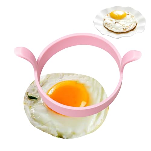 Anillo de huevo , molde circular para freír huevos, molde de silicona antiadherente, utensilios de cocina resistentes al calor para cocinar el desayuno