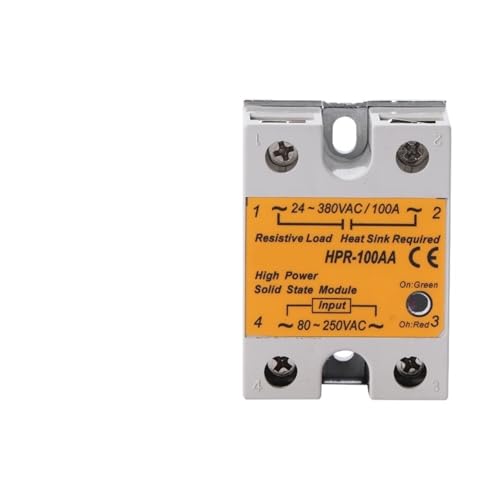 Relais statique HPR-100AA SSR monophasé commutateur alternatif AC-AC 100A
