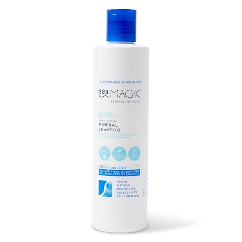 Sea Magik Mineral Shampoo 10.14fl oz - Sulfate Free Shampoo with Organic Seaweed/ 100% Vegan/ Sustainable Packaging