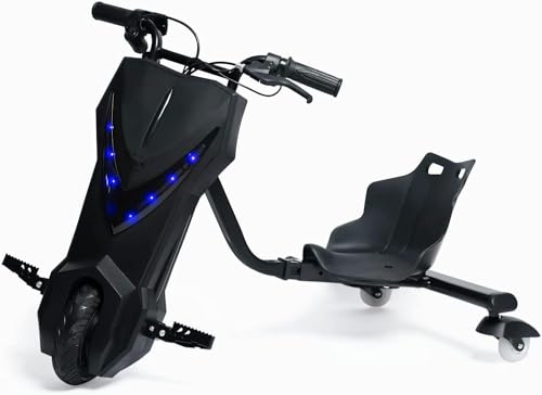 INDALCHESS Crazy Drift Trike 36V, Negro