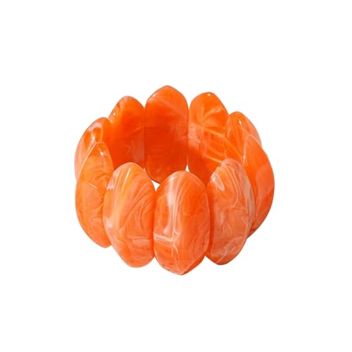 QCWN Chunky Geometric Elastic Bangle Bracelet，Wide Stretchable Bangle Vintage Geometric Wristband for Women Prom Holiday Jewelry Gift