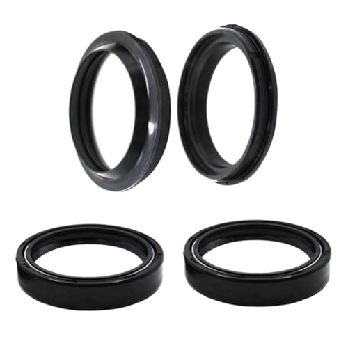 Amortiguador de horquilla delantera, sello de aceite y polvo, 37x49x12, Compatible con XJ650L XS1100 XS1100L XS1100S(Seal kit)