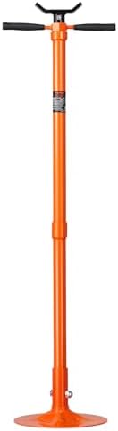 VEVOR Underhoist Support Stand, 3/4 Ton (1653 lbs) Capacity Under Hoist Jack Stand with Two Wheels, Lifting from 51.97" to 80", Bearing Mounted Spin Handle, Foot Pedal, Support Vehicle Components