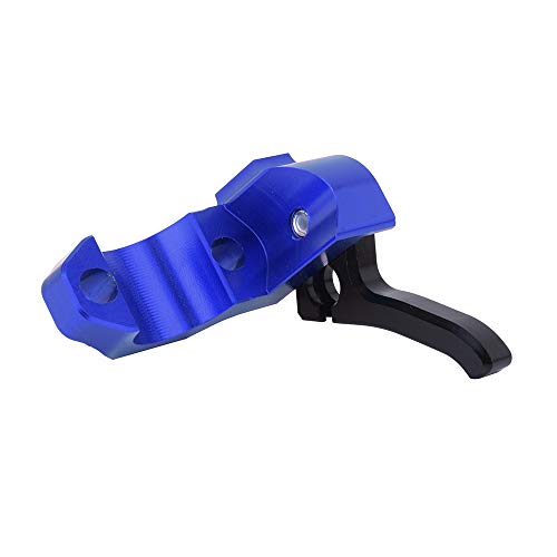 Abrazadera de barra con palanca giratoria AnXin mecanizada para motos XR KDX KLX DRZ azul 5