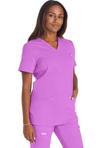 Image of Cherokee Medical Women's Scrub Top V-Neck Modern Classic Fit with 3 Pockets, Ultra Soft and 2-Way Stretch Fabric - WW620