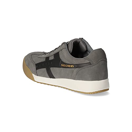 Skechers Skechers Men's 237351 CCBK Sneaker, Charcoal Suede/Black Trim, 5.5 UK