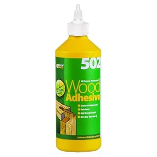 Everbuild 502 All Purpose Weatherproof Wood Adhesive – Suitable for typical Wood Bonding Applications – 500 ml
