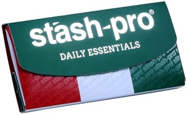 STASH-PRO Brown MNG Ripper Tipper with Crush Tray – Each Contains 64 Natural Brown Rolling Papers + 64 Tips | Pack of 3 | Unbleached Slow Burn Smoking Papers