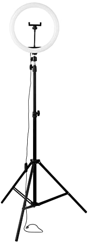 Amazon Basics LED Ring Light (14-inch) with Tripod Stand, Hot Shoe Adapter and 3 Temperature Modes for YouTube, Photo-Shoot, Vlogging & More Amazon Basics LED Ring Light (14-inch) with Tripod Stand, Hot Shoe Adapter and 3 Temperature Modes for YouTube, Photo-Shoot, Vlogging & More