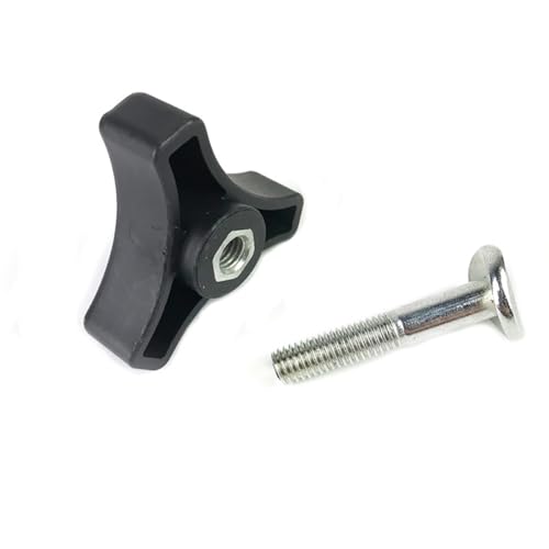 2 Pcs Plastic Lawnmower Wing Nut Bolt Triangle Knob Handle Lawn Mower Parts Accessories Power Equipment Part Garden Tools for Most Lawnmower
