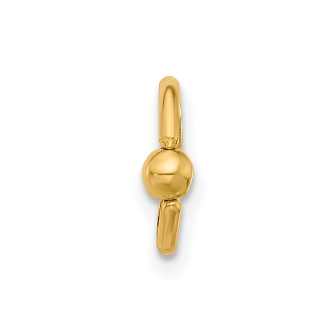 1,4 mm 14 Karat Gold 16 Gauge polierter Septum-Knorpelring – Körper-Piercing-Ring für Frauen, Einheitsgröße, Metall Metall Edelmetall, Kein Edelstein