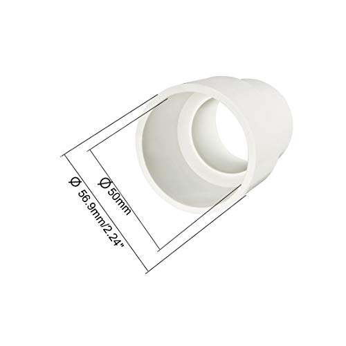 Sourcing map 50mm x 50mm PVC riduttrice mozzo