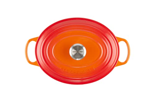 Image of Le Creuset Flame (Set of 5) Round Casserole, Oval Casserole, Salt Mill, Pepper Mill, 1 Ramekin Gift Set