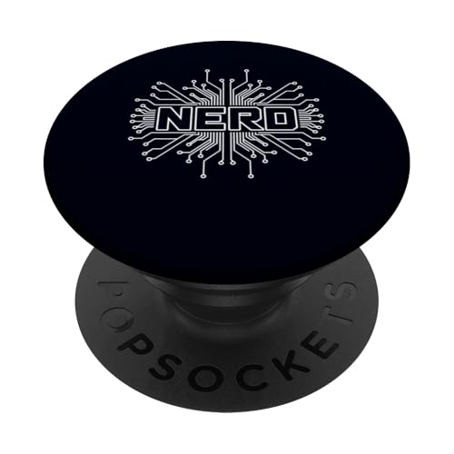 Circuit imprimé NERD Funny Geek Computer Science Tech PopSockets PopGrip Adhésif