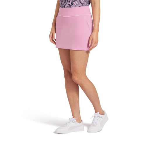 Jupe de golf Puma W Blake Piped XXL femme mauve et blanc