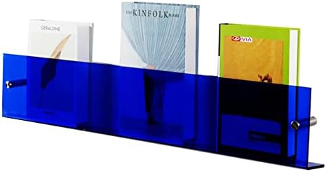 Acrylic Magazine Rack Wall - Lightweight Brochure Holder, Modern Newspaper Stand, Clear Book Storage Shelf for Home & Office nization, Stylish Wall-Mounted Display