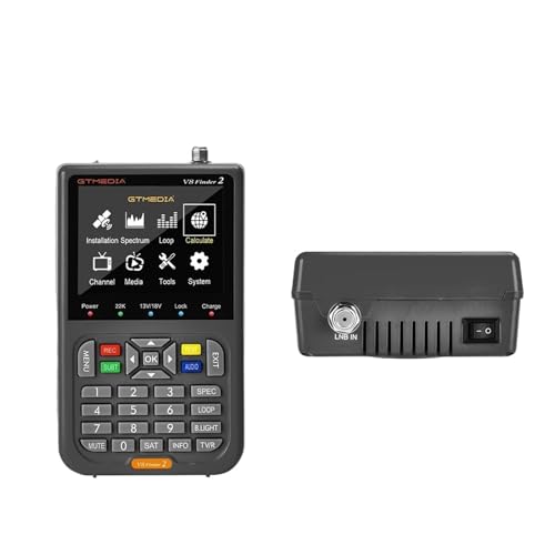 V8 Finder 2 q[^[ DVB-S/S2/S2X H.264 Ή 7.4V/4000mAh `ECIobe[ 3.5C` LCD XN[ Finder2(With Backpack)
