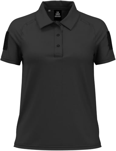 Under Armour 1379206-1-XXL Women's UA Tac Elite Polo Black XXL