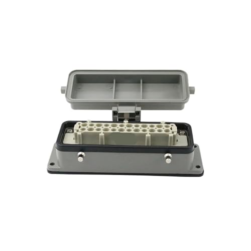 Connecteur HDC-HE-024-B avec couvercle 24 broches double courant 16A - 4