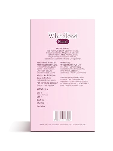 Image of FOGG White Tone Pearl Face Powder For Women's, Get Oil-Free, Even-Toned Skin Instantly, 85G (Pack Of 2)