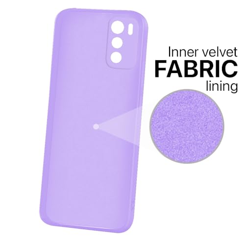 Image of Back Cover for Motorola Moto G42 4G | Full Camera Protection | Premium Liquid Silicon Case | Flexible Bumper Case for Motorola Moto G42 4G (Purple)