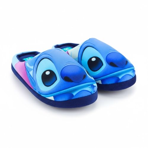 Disney Stitch Zapatillas de Estar por Casa para Niños, Tropical Pantuflas Regalo para Niñas y Adolescentes, Talla EU 33