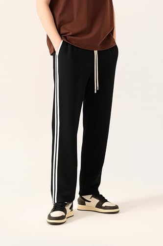 Image of dockstreet Track Pant for Men || Open Baggy Fit || Track Pants || Open Bottom Track Pant ||