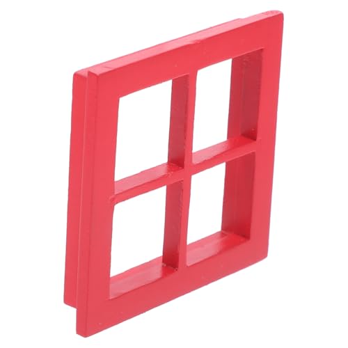YARNOW Ventana De Madera para Casa De Muñecas Accesorio DIY para Decoración De Miniaturas Interiores