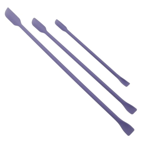 FOMIYES Small Beauty Spatula Set 5pcs Silicone Makeup Spatulas for Lotion and Mascara