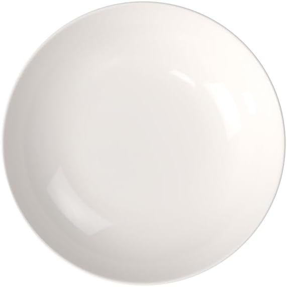 Villeroy & Boch For Me Pasta Bowl, 9.25 in/37 oz, Premium Porcelain, White