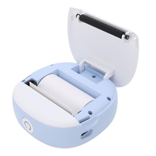 Image of Portable Thermal Printer, Compact Lightweight Inkless Smudge Proof Thermal Label Printer, Student Study Tool with WalkPrint App Support for Students Professionals On the Go (Blue)