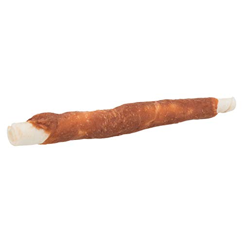 Trixie Hundeleckerli Denta Fun Rolls mit Kaninchen Hundesnack - Snack zur Unterstützung der Zahnpflege, herzhaftes Leckerli mit Fleisch 70 g 6 St. 12 cm - 31338