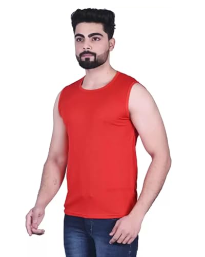 Image of Nylon Gym Vests for Men, Soft & Comfortable