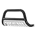 ARIES B35-2002 3-Inch Black Steel Bull Bar, No-Drill, Select Toyota Tacoma