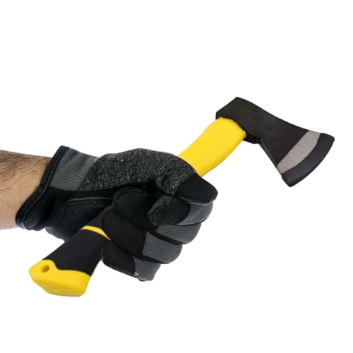 Image of Oblivion Axe Tool 537 gm - Gardening Tools Hatchet Axe, Fiberglass Body with Rubberized Handle, Wood Cutting Camping & Safety Kulhadi, Durable Pick Axe for Garden, Outdoor & Survival Use (Pack of 1)