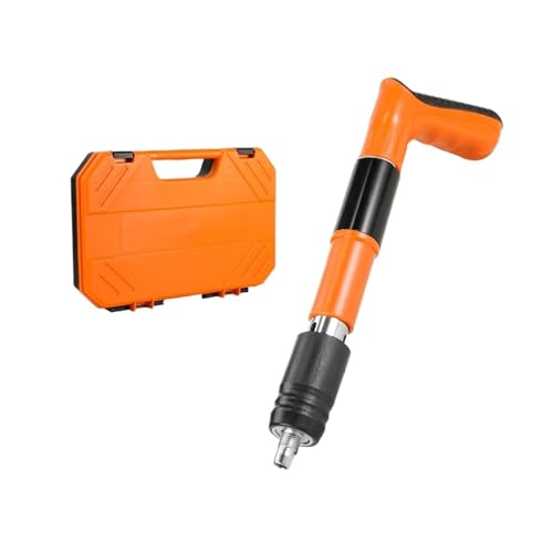 TIEOAXFT Handheld Nail Gun Powerful Concrete Manual Rivet Silence Gun Ceiling Wall Anchor Wire Slotting Device Roofing Framing Palm Gun